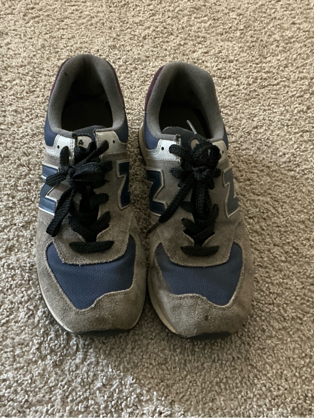 New Balance Men’s Blue and Gray Sneakers
